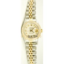 Datejust 69173 Steel Gold Jubilee Band MOP Diamond Dial & Bezel