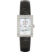 Denny Hamlin Officially Licensed NASCAR Watch - Black Leather Strap