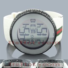Diamond Gucci Watches: Mens Luxury Watch 5.25ct