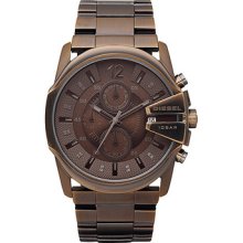 Diesel Brown Dial Chronograph Stainless Mens Watch DZ4234