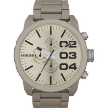 Diesel Sand Colored Xl Franchise Chronograph Mens Watch