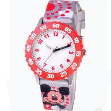 Disney Girl's Mickey Mouse Time Teacher Watch