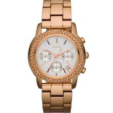 Dkny Glitz Mother-of-pearl Dial Women's Watch Ny8432