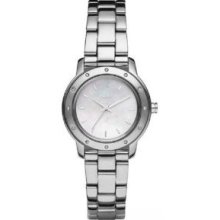 Dkny Men's & Women's Stainless Steel Case Steel Bracelet Mineral Watch Ny8225