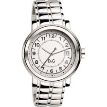 Dolce & Gabbana Men's DW0488 Silver Stainless-Steel Quartz Watch with