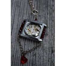 Droplet - Upcycled Vintage Watch Pendant