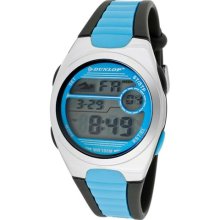 Dunlop Watches Women's Flash Digital Multi-Functional Dark Grey and Bl