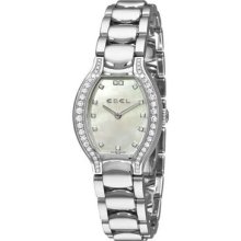 Ebel Women's 9956p28/991050 Beluga Tonneau Mother-of-pearl Dial Diamond Watch