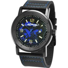 Ed Hardy Mens Combat Snake Watch