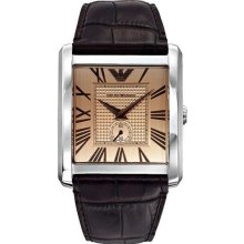 Emporio Armani AR1641 Classic Men's Brown Leather Watch