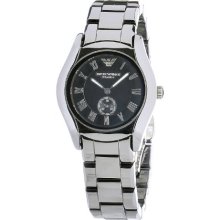 Emporio Armani Ladies Black Ceramic Classic Watch AR1402