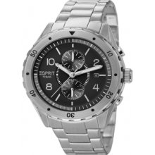 ES105551004 Esprit Mens Alamo Chronograph Silver Watch