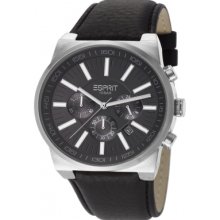 ES105571001 Esprit Mens Modesto Chronograph Black Watch