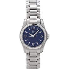Esq By Movado Womens Stainless Steel Blue Dial Fashion Watch 07101172