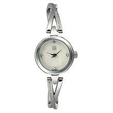 ESQ Sienna Diamond Encrusted Band White Mother-of-Pearl Dial Women's Watch #07101325