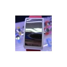 fashionable high quality digital silicone jelly mirror led watches