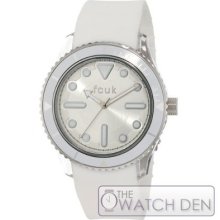 Fcuk - Ladies White Rubber Indigo Watch - Fc1063pw