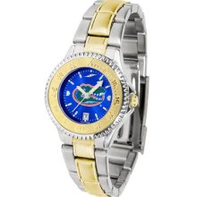 Florida Gators Competitor Anochrome Dial Two Tone Band Watch - Ladies - COMPLMG-A-FLG