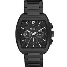 Fossil Chrono Watch In Black