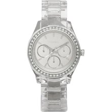 Fossil Ladies Stella Clear White Dial Watch