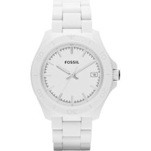 Fossil Retro Traveler Resin White Women's Watch Am4447