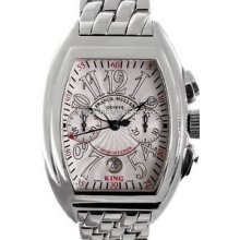Franck Muller King Conquistador Chronograph White Gold 8005KCCO Watch