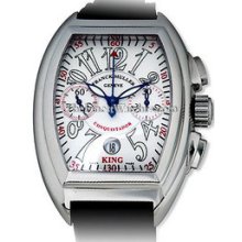 Franck Muller King Conquistador Chronograph White Gold 8005KCC Watch