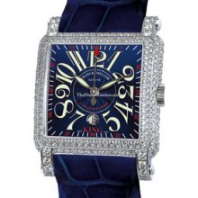 Franck Muller King Cortez 10000KSCD White Gold Diamond Watch