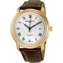 Frederique Constant Classics Automatic Silver Dial Gold-plated Mens Watch