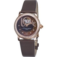 Frederique Constant Women's 'LadiesAutomatic' Brown Diamond Dial Watch
