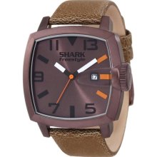 Freestyle Mens Jester Analog Stainless Watch - Brown Leather Strap - Brown Dial - 101175
