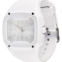 Freestyle Mens Shark Classic Analog Plastic Watch - White Rubber Strap - White Dial - 101073