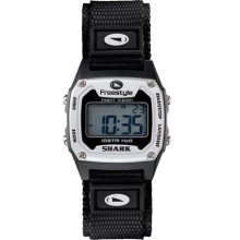 Freestyle Unisex Shark Classic Stainless Digital Watch - Black Nylon Strap - 779024