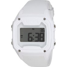 Freestyle Womens Killer Shark Plastic Watch - White Rubber Strap - White Dial - FS84971