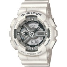 GA-110C-7A GA110C Casio G-Shock White Magnetic Resistant Watch