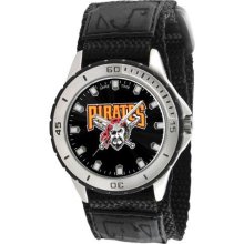 Game Time Black Mlb-Vet-Pit Men'S Mlb-Vet-Pit Veteran Custom Pittsburgh Pirates Veteran Series Watch