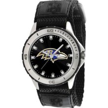 Game Time Black Nfl-Vet-Bal Men'S Nfl-Vet-Bal Veteran Custom Baltimore Ravens Veteran Series Watch