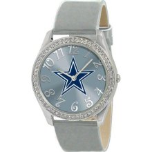 Game Time Gray Nfl-Gli-Dal Women'S Nfl-Gli-Dal Glitz Classic Analog Dallas Cowboys Watch