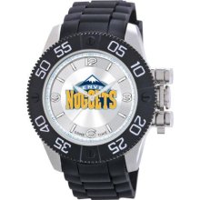 Game Time Nba-Bea-Den Men'S Nba-Bea-Den Beast Denver Nuggets Round Analog Watch