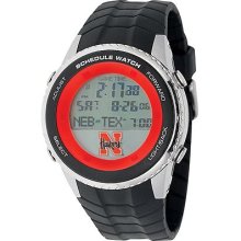 Game Time Nebraska Cornhuskers Stainless Steel Digital Schedule Watch