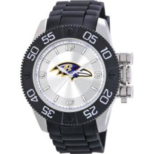 Game Time Nfl-Bea-Bal Men'S Nfl-Bea-Bal Beast Baltimore Ravens Round Analog Watch