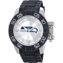 Game Time Nfl-Bea-Sea Men'S Nfl-Bea-Sea Beast Seattle Seahawks Round Analog Watch