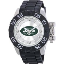 Game Time Nfl-Bea-Nyj Men'S Nfl-Bea-Nyj Beast New York Jets Round Analog Watch