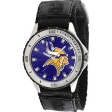 Game Time Official Team Colors. Nfl-Vet-Min Men'S Nfl-Vet-Min Veteran Custom Minnesota Vikings Veteran Series Watch