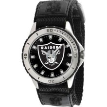 Game Time Official Team Colors. Nfl-Vet-Oak Men'S Nfl-Vet-Oak Veteran Custom Oakland Raiders Veteran Series Watch