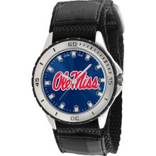 Gametime NCAA Mississippi Ole Miss Rebels Veteran Series Velcro Watch