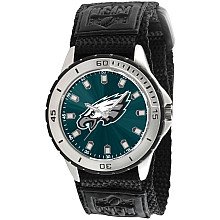 Gametime Philadelphia Eagles Veteran Velcro Watch