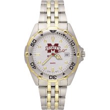Gents NCAA Mississippi State University Bulldogs Watch In Stainless Steel