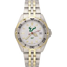 Gents NCAA University Of South Florida Bulls Watch In Stainless Steel