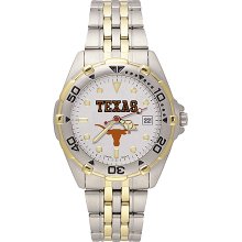 Gents NCAA University Of Texas Longhorns Watch In Stainless Steel